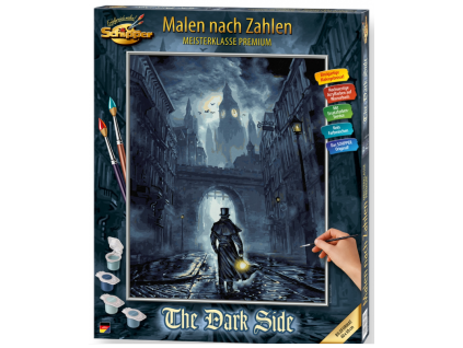 malovani podle cisel the dark side 40 x 50 cm