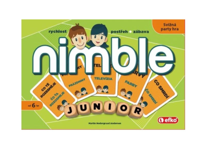 nimble junior postrehova detska party hra se slovy