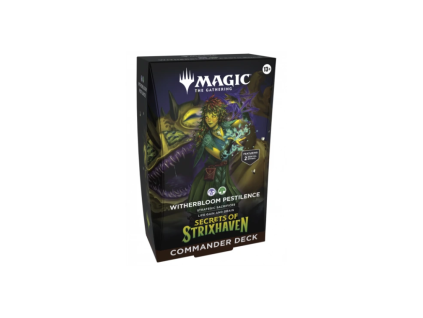 magic the gathering secrets of strixhaven commander deck witherbloom pestilence 2