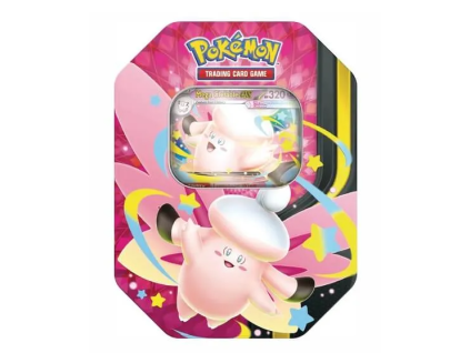 pokemon tcg plechovka mega moonlight tin mega clefable ex