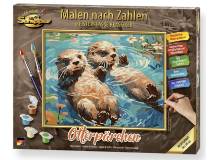 malovani podle cisel par vyder otterparchen 24 x 30 cm