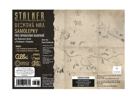 s t a l k e r sada nahradnich samolepek a map 2
