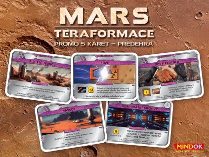 mars teraformace sada 5 promo karet 2023 predehra