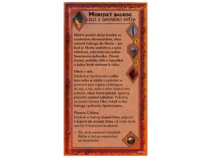 valka o prsten pani stredozeme errata opravena karta balrog 2