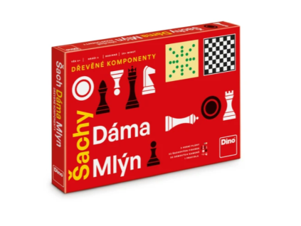 sachy dama mlyn dino