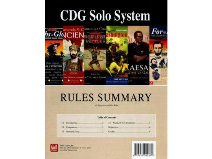 cdg solo system