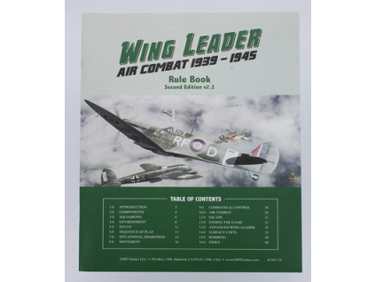 wing leader air combat 1939 1945 rule book second printing