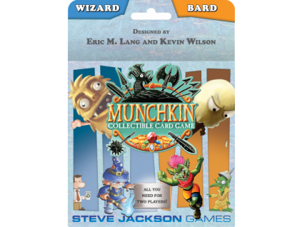 munchkin collectible card game wizard bard starter set