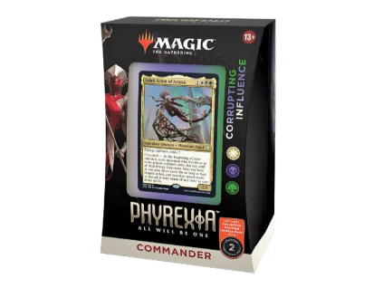 commander phyrexia all will be one corrupting influence commander deck