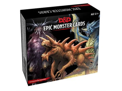 dungeons dragons rpg monster card deck epic monsters 77 karet