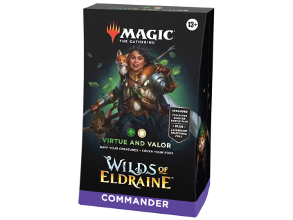 magic the gathering wilds of eldraine virtue and valor commander deck