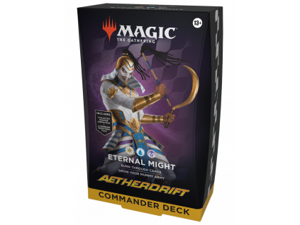 magic the gathering aetherdrift commander deck eternal might