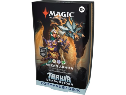 magic the gathering tarkir dragonstorm commander deck abzan armor