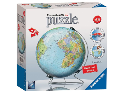 3d puzzle globus 540 dilku