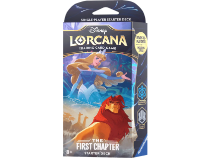 disney lorcana tcg first chapter starter deck sapphire steel