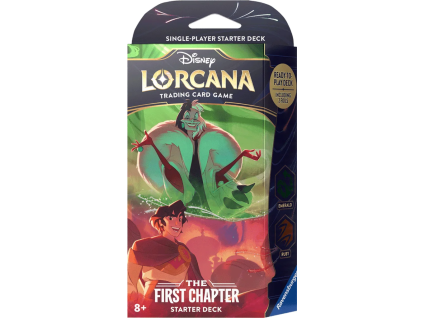 disney lorcana tcg first chapter starter deck emerald ruby