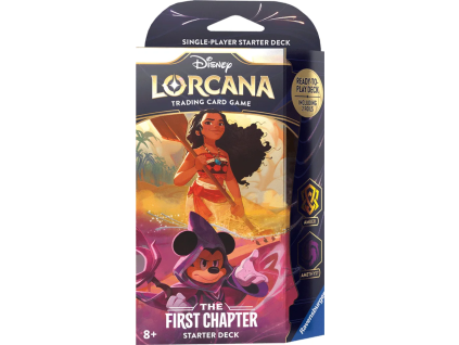 disney lorcana tcg first chapter starter deck amber amethyst