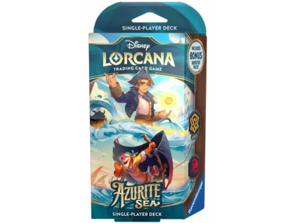 disney lorcana tcg azurite sea starter deck amber a ruby 2