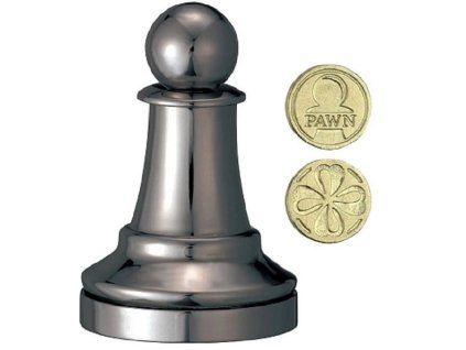 hanayama chess puzzle pawn tmavy