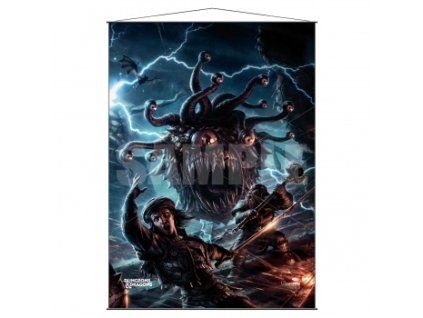 wall scroll monster manual dungeons dragons cover series