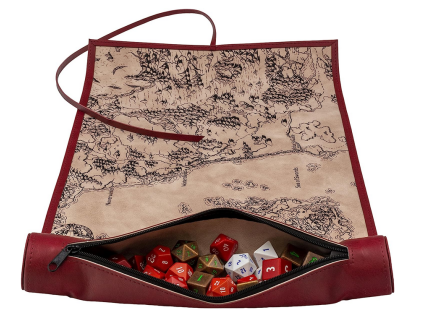 up dice scroll map sword coast d d pouzdro na kostky