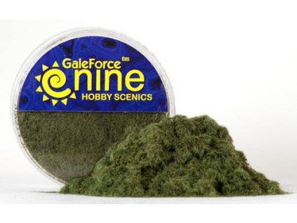 hobby round dark green static grass tmava trava