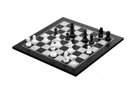 sachy dama cerno bile philos 2802