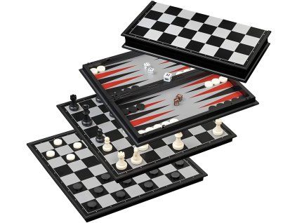 sachy dama vrhcaby backgammon velky set philos 2506