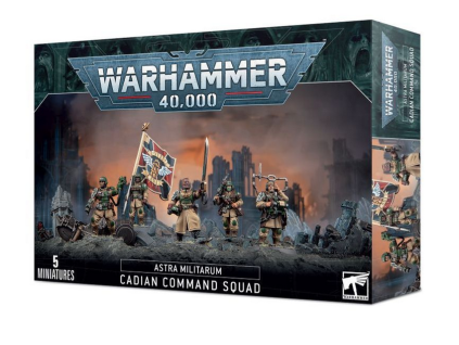 astra militarum cadian command squad