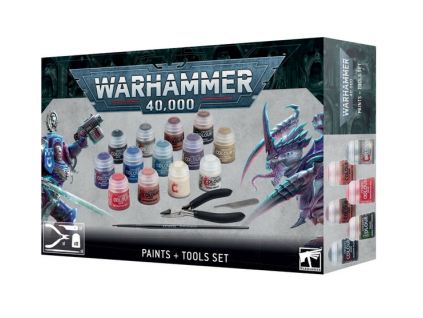 warhammer 40 000 paints tools set 2023 sada barev a nastroju