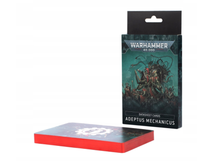 warhammer 40 000 datasheet cards adeptus mechanicus 2023