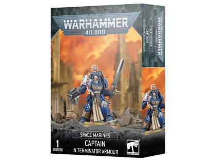 space marines captain in terminator armour