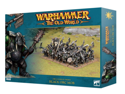 warhammer the old world orc and goblin tribes black orc mob 2