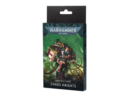 warhammer 40 000 chaos knights datasheet cards