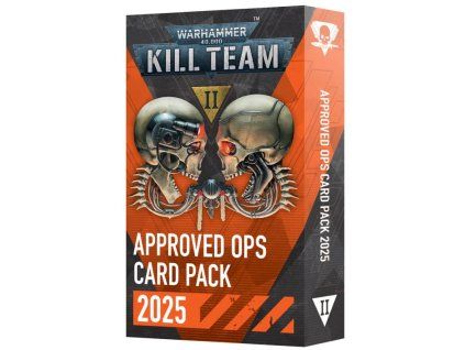 warhammer 40 000 kill team approved ops card pack 2025