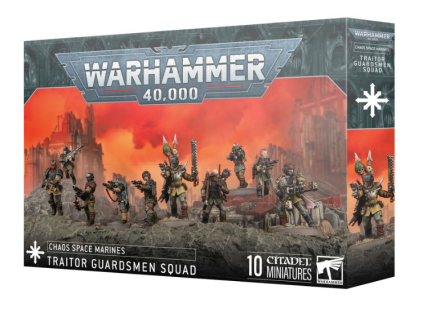 warhammer 40 000 chaos space marines traitor guardsmen squad 3