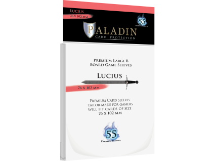 obaly na karty paladin lucius 55 ks