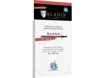obaly na karty paladin baldur 55 ks