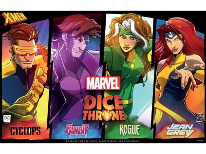 marvel dice throne x men cyclops v gambit v rogue v jean grey