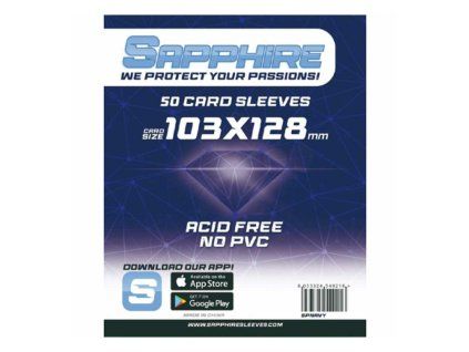 obaly na karty sapphire navy 103 x 128 mm 100 ks