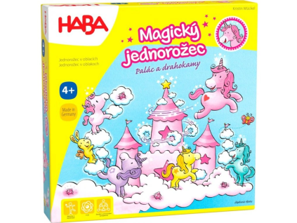 magicky jednorozec palac a drahokamy