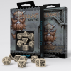 sada 7 kostek dwarven dice set bezova a cerna sdwa18 2