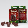sada 7 vanocnich kostek christmas dice set sxms4x