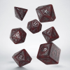 sada 7 kostek bloodsucker dice set scarlet