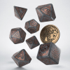 sada 7 kostek the witcher dice set geralt seda a bronzova swge05