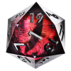 kostka d20 dragon eye