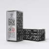 full pack of d6s black white sada 20 kostek 3