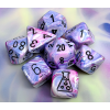 sada 8 kostek chessex lab dice festive hydrangea black 30065 2