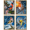 malovani podle cisel zimni ptacci wintervogel 4 platna 18 x 24 cm 5