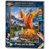 malovani podle cisel fenix phonix aus der asche 40 x 50 cm 3